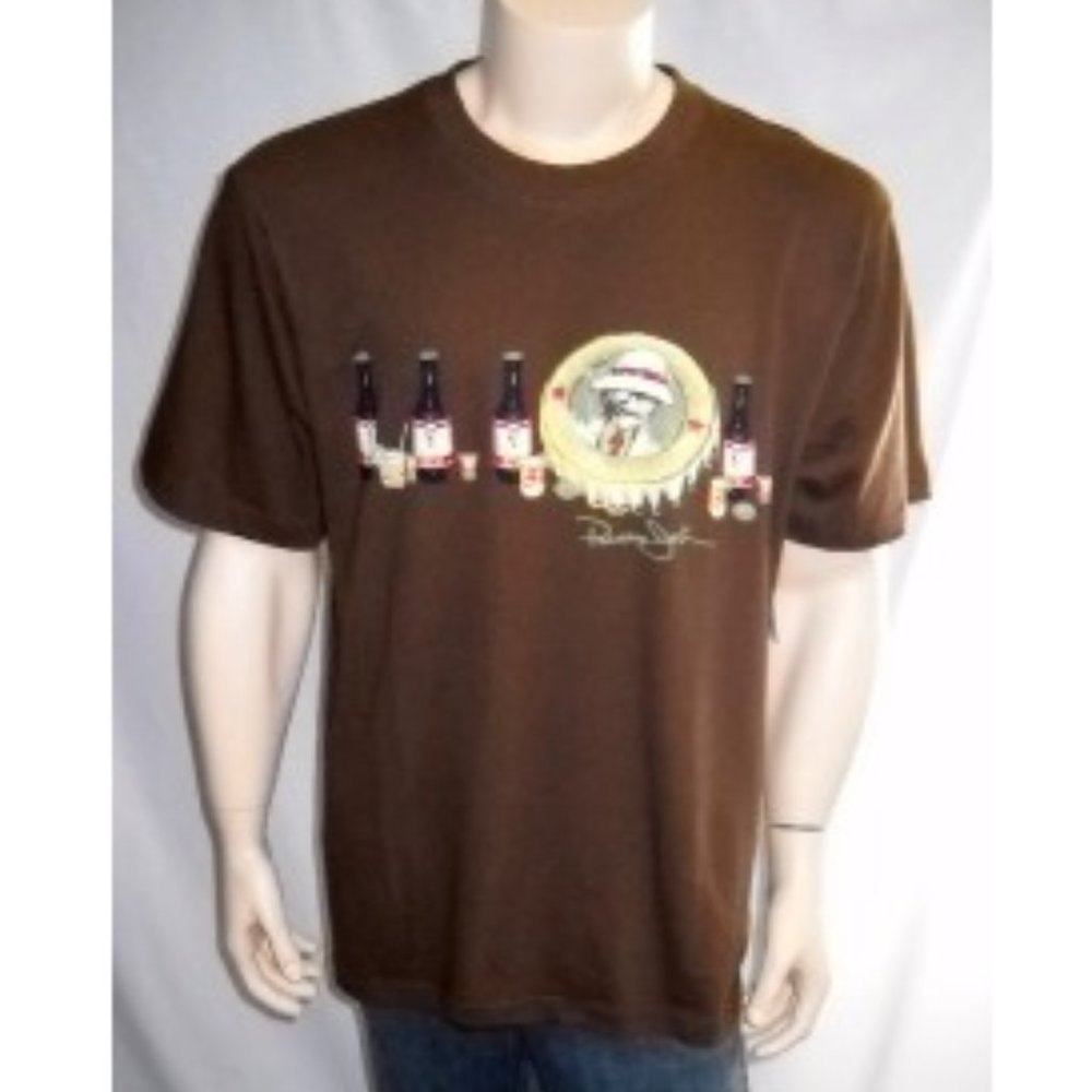 Panama Jack Y2K T Shirt Heavy Weight Beer Drinking Mens New Old Stock W/ Tags